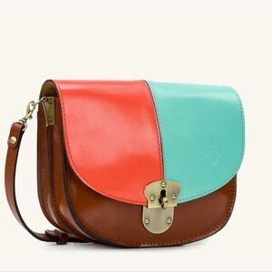 Patricia Nash Bettina Colorblock Saddle Bag